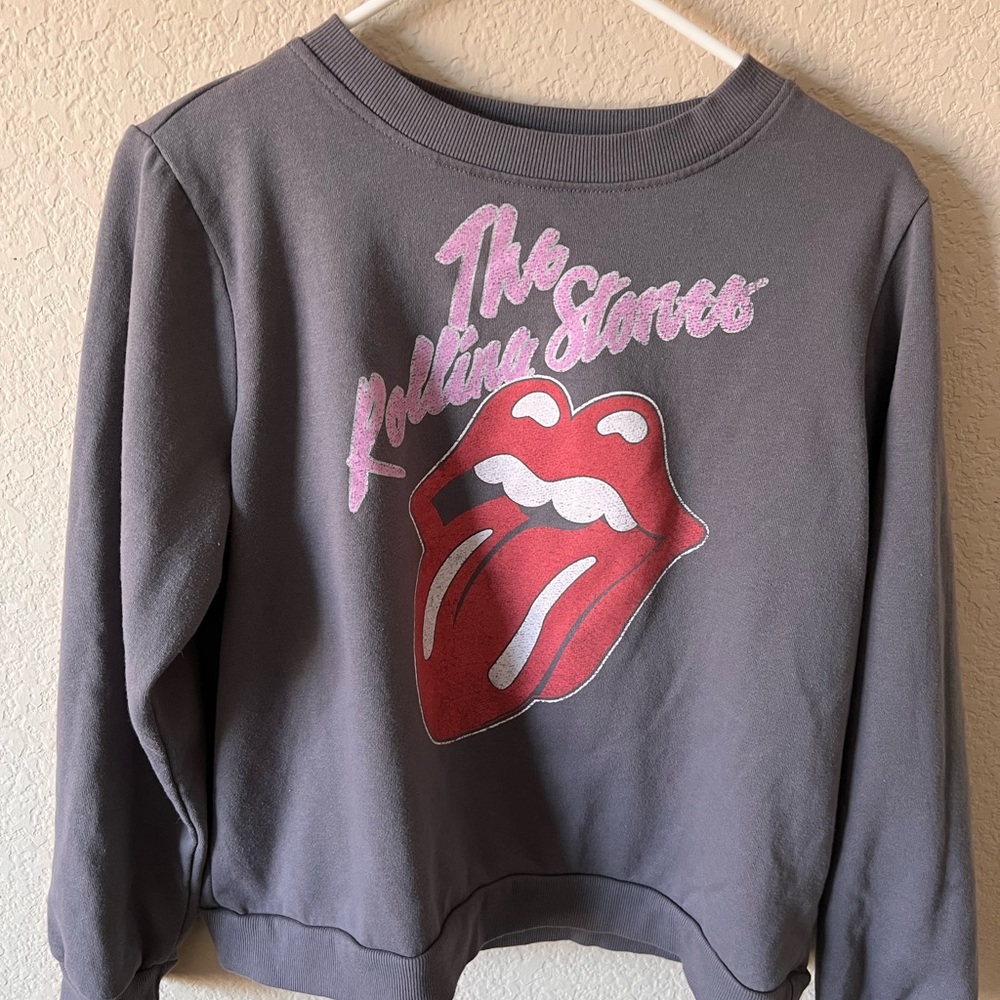 Target brand crop crewneck